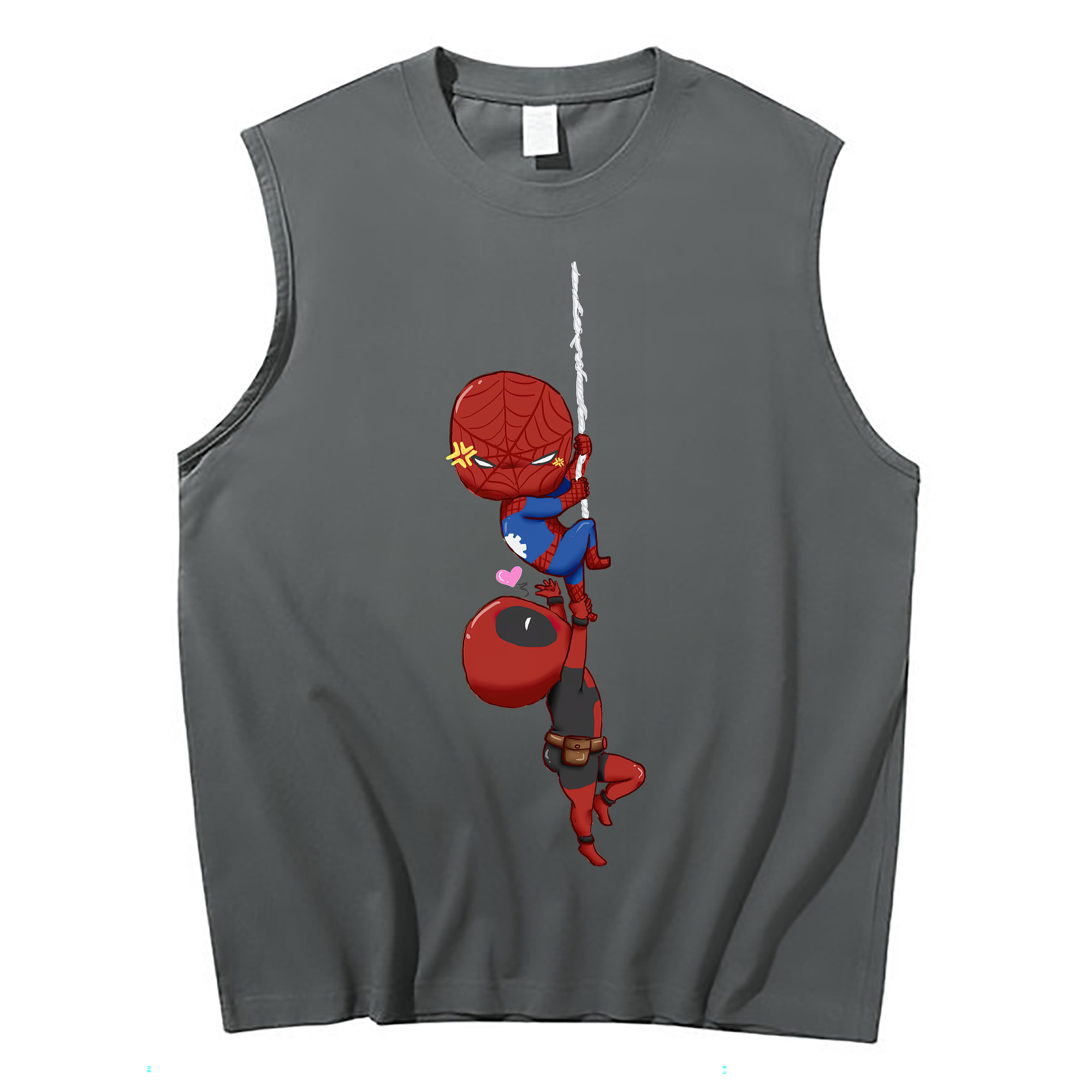 （画像用） Deadpool デッドプール コットン100％タンクトップ（フロントプリント）